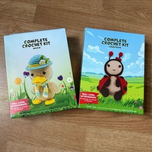 Complete Crochet Kit - Duck and Ladybug